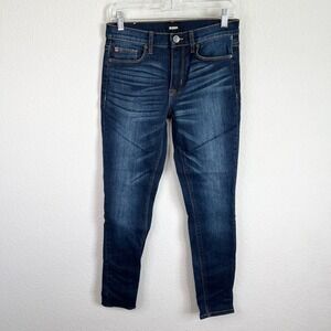 New Hudson Natalie Jeans Women's 28 Mid Rise Skinny Leg Dark Wash Stretch Denim